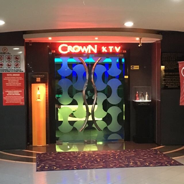 Crown KTV exterior at Berjaya Sompo Building, Bukit Bintang, Kuala Lumpur