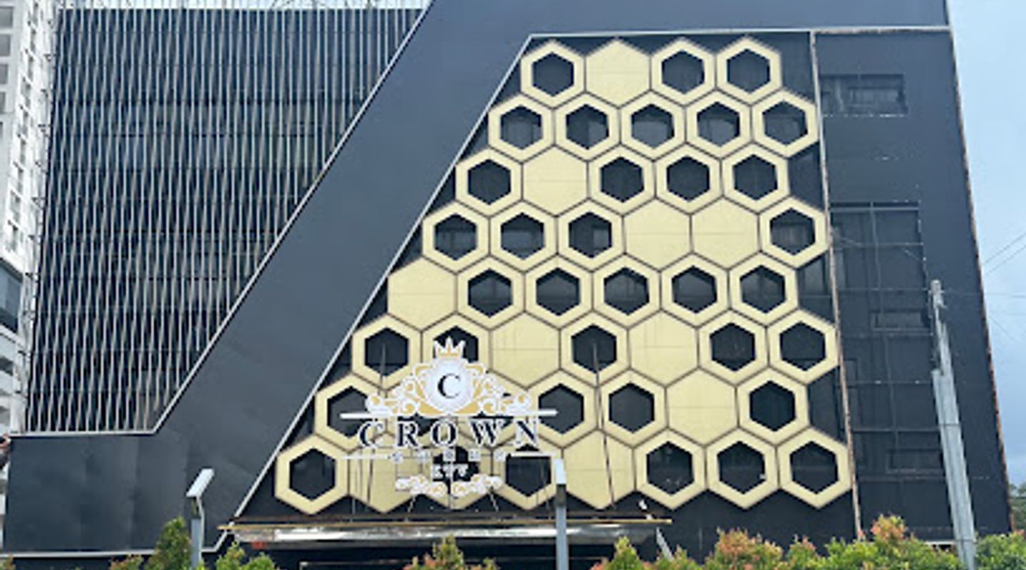Crown KTV nightclub interior in Johor Bahru
