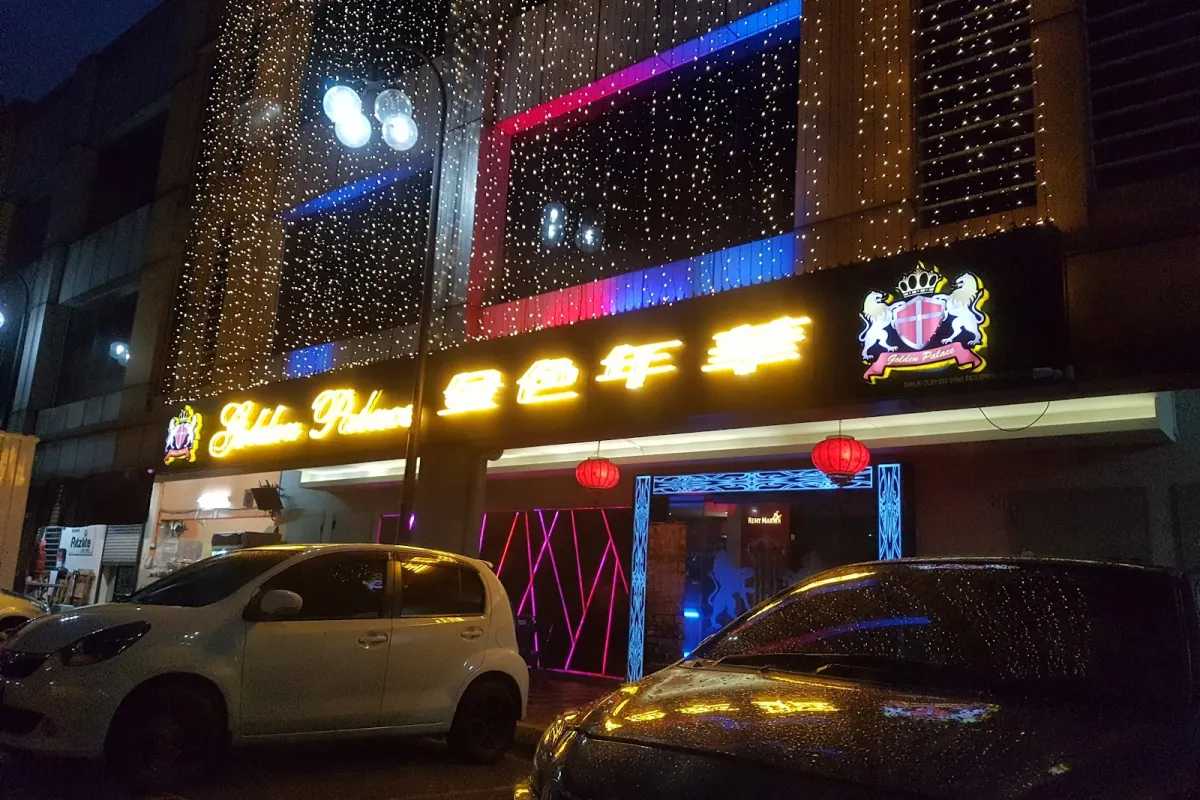 Interior view of Golden Palace Karaoke & KTV, Penampang, Sabah