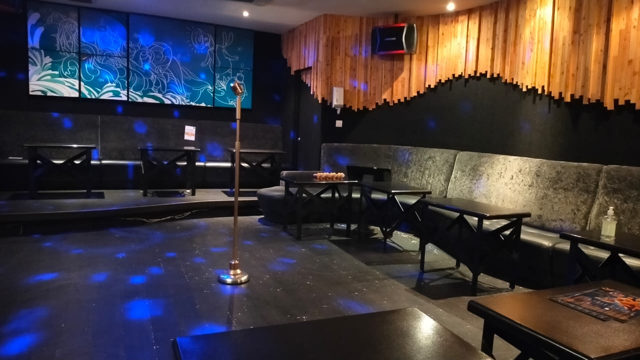 Loud Speaker Karaoke Sutera Utama room interior, Johor